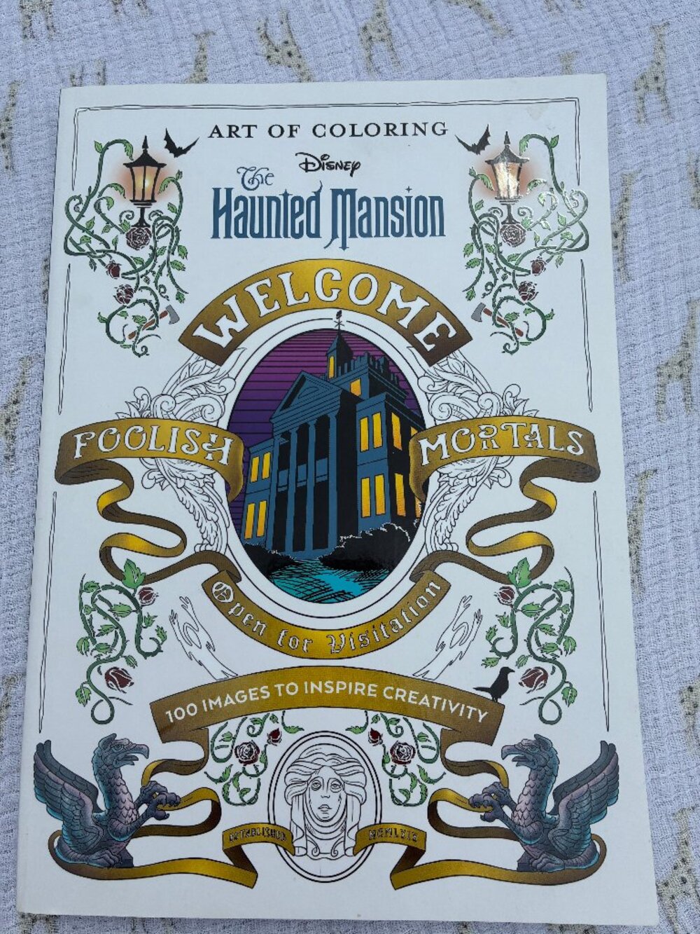 Disney Haunted Mansion Art of Coloring Book 2024